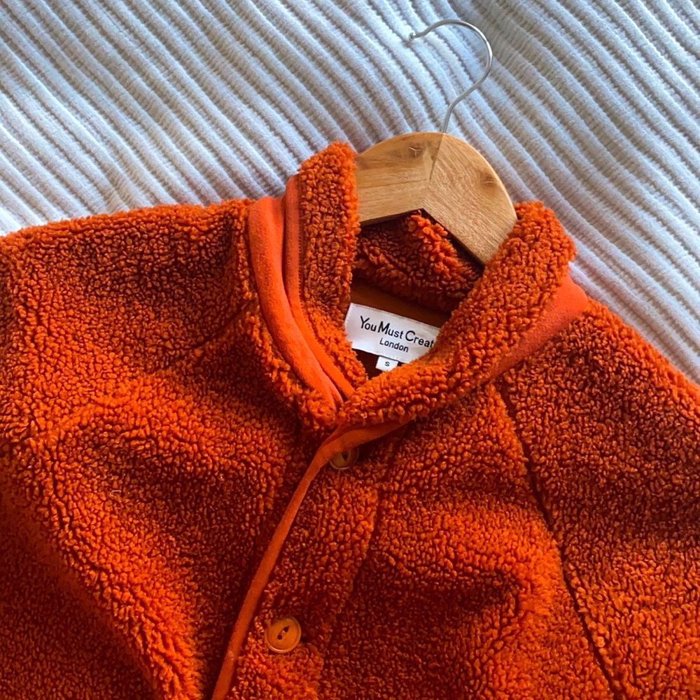 COPY - You Must Create! Orange Fleece, Size S